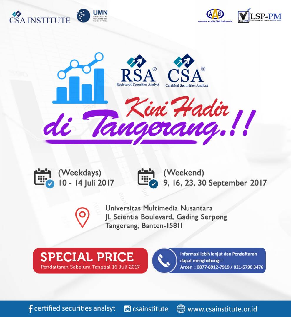 Poster Sertifikasi RSA & CSA di UMN Poster Sertifikasi RSA & CSA di UMN