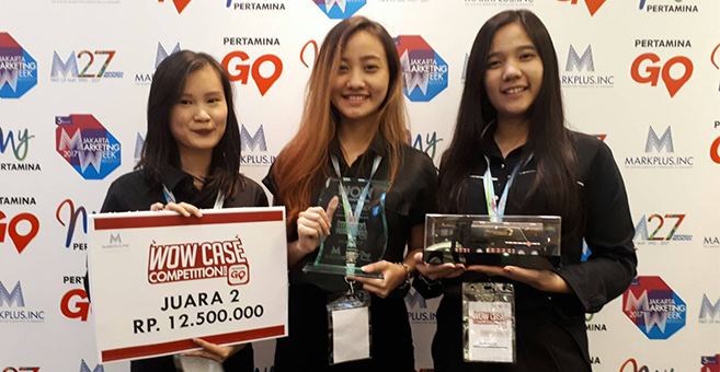 Mahasiswa Manajemen UMN Raih Juara 2 di Jakarta Marketing Week 2017 Mahasiswa Manajemen UMN Raih Juara 2 di Jakarta Marketing Week 2017