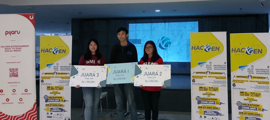 Acara Hackgen Kompas Gramedia Code Jam Hackaton UMN Universitas Multimedia Nusantara Kuliah Terbaik di Jakarta Indonesia