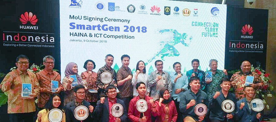 huawei HAINA ICT Competition smartgen MOU opening ceremony kompetisi ICT teknik komputer universitas multimedia nusantara umn universitas terbaik di jakarta