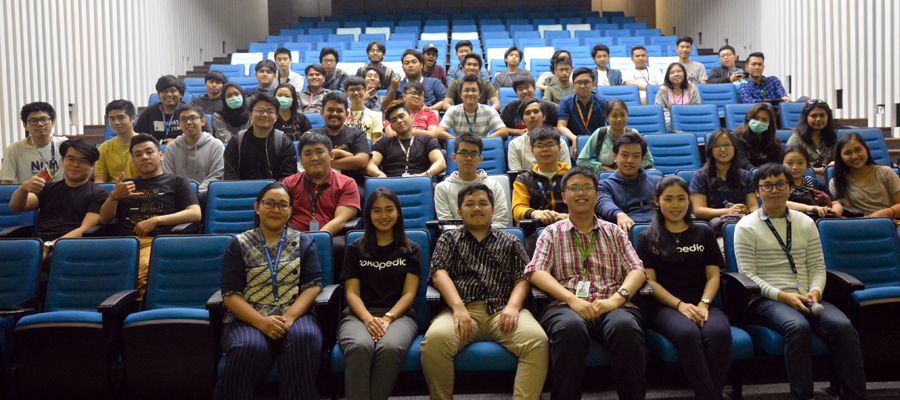 seminar teknologi beasiswa tokopedia umn universitas multimedia nusantara kampus terbaik jakarta indonesia