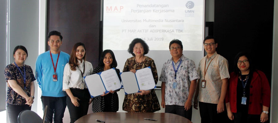 MAP MOU kerjasama karier bisnis job umn universitas multimedia nusantara universitas terbaik di jakarta