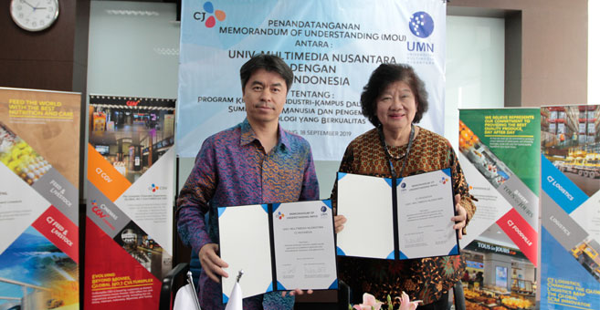 cj group cj indonesia mou kerjasama universitas multimedia nusantara umn universitas terbaik di jakarta