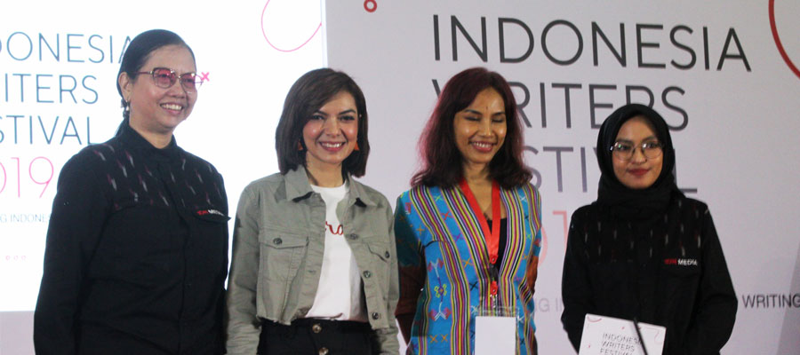 najwa shihab ayu utami idn times idn media indonesia writers festival umn universitas multimedia nusantara universitas terbaik di jakarta