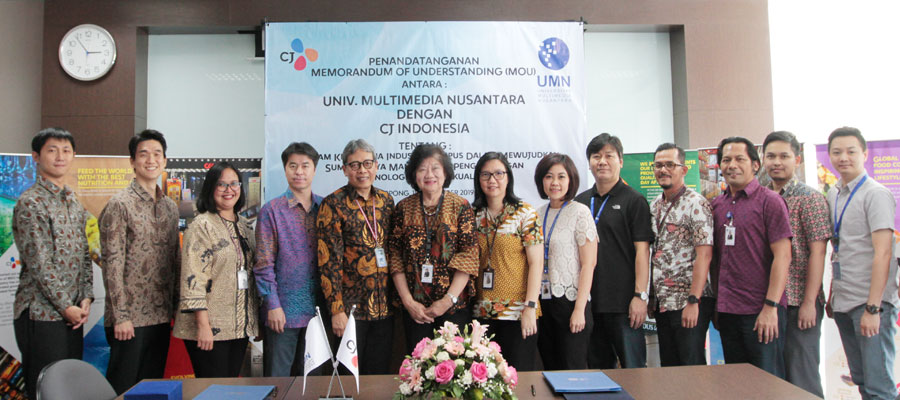 cj group cj indonesia mou kerjasama universitas multimedia nusantara umn universitas terbaik di jakarta