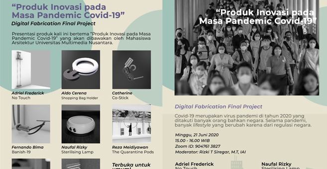 Mahasiswa Arsitektur Umn Ciptakan Produk Inovasi Untuk Hadapi Covid 19 Umn