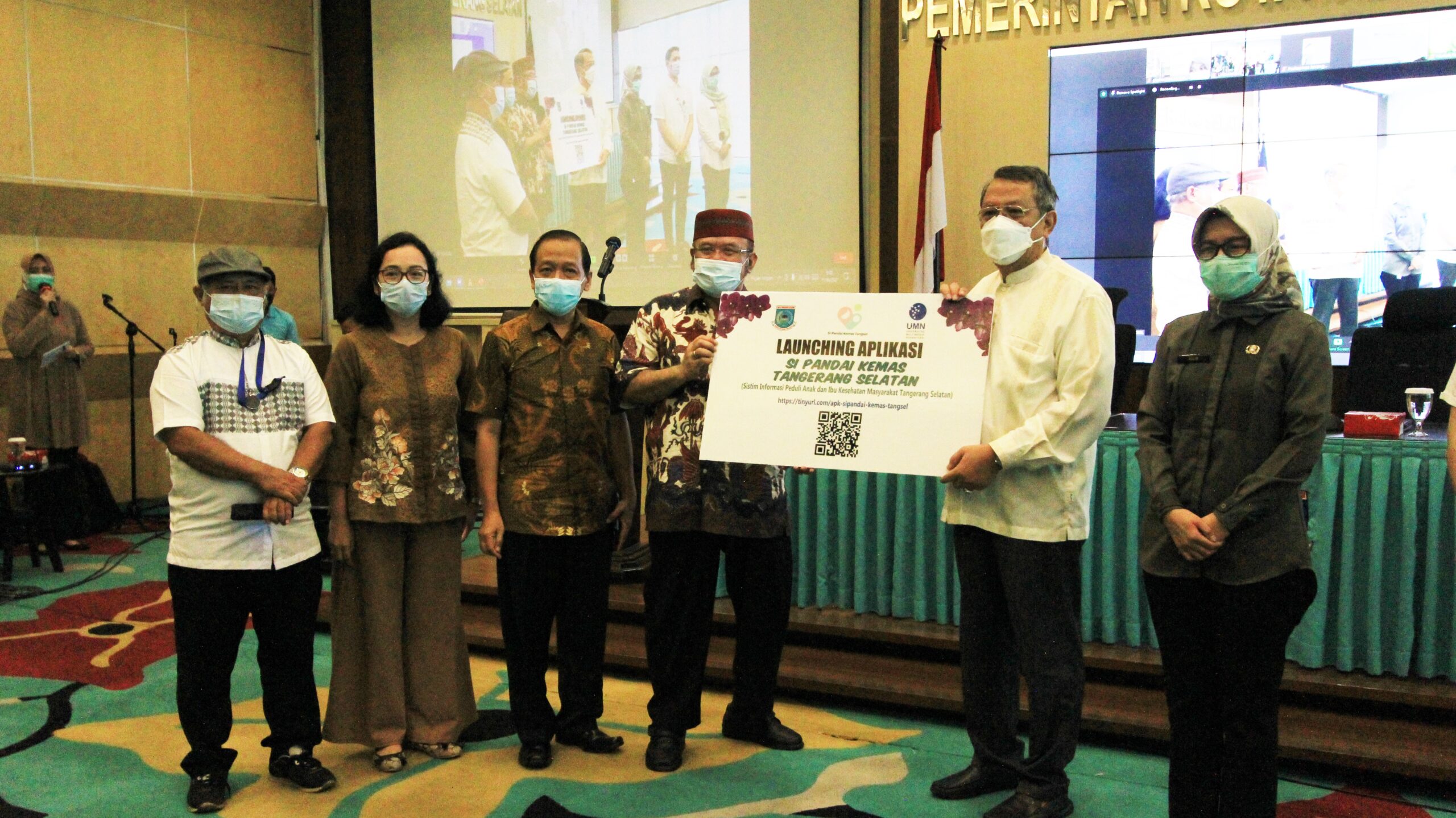 Dinas Kesehatan Kota Tangerang Selatan bersama Universitas Multimedia Nusantara Luncurkan Aplikasi Layanan Kesehatan Masyarakat “SI PANDAI KEMAS TANGSEL”