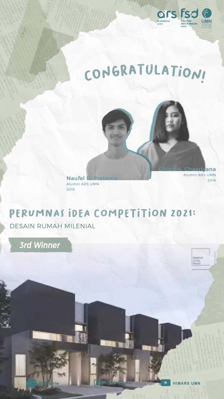 UMN Architecture Alumni Won 3rd Perumnas Idea Competition 2021