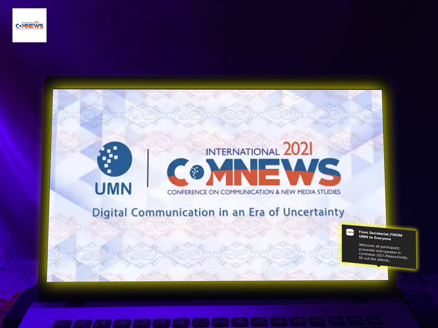 COMNEWS UMN 2021 Discusses Digital Communication in the Pandemic Era