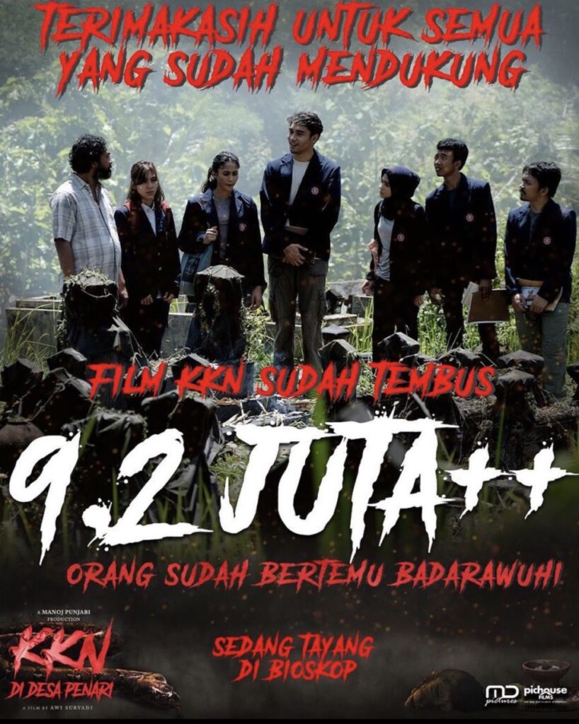 KKN di Desa Penari tembus 9 juta penonton.