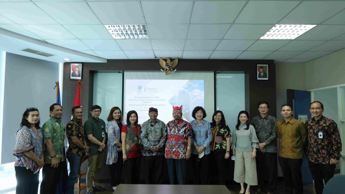 UMN Menandatangani MoU dan Moa dengan Universitas Pradita