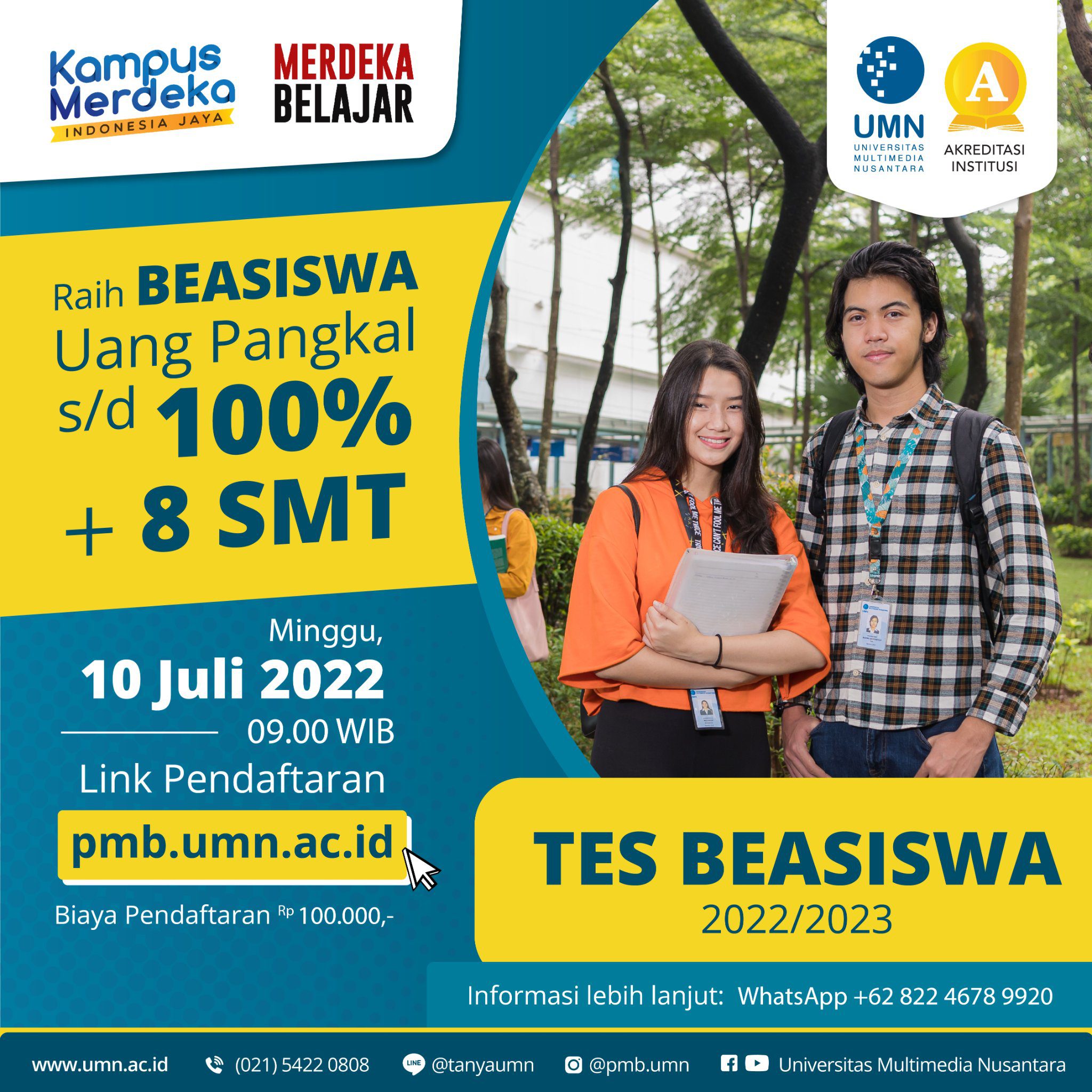 Manfaat Daftar Beasiswa. (Dok. UMN)