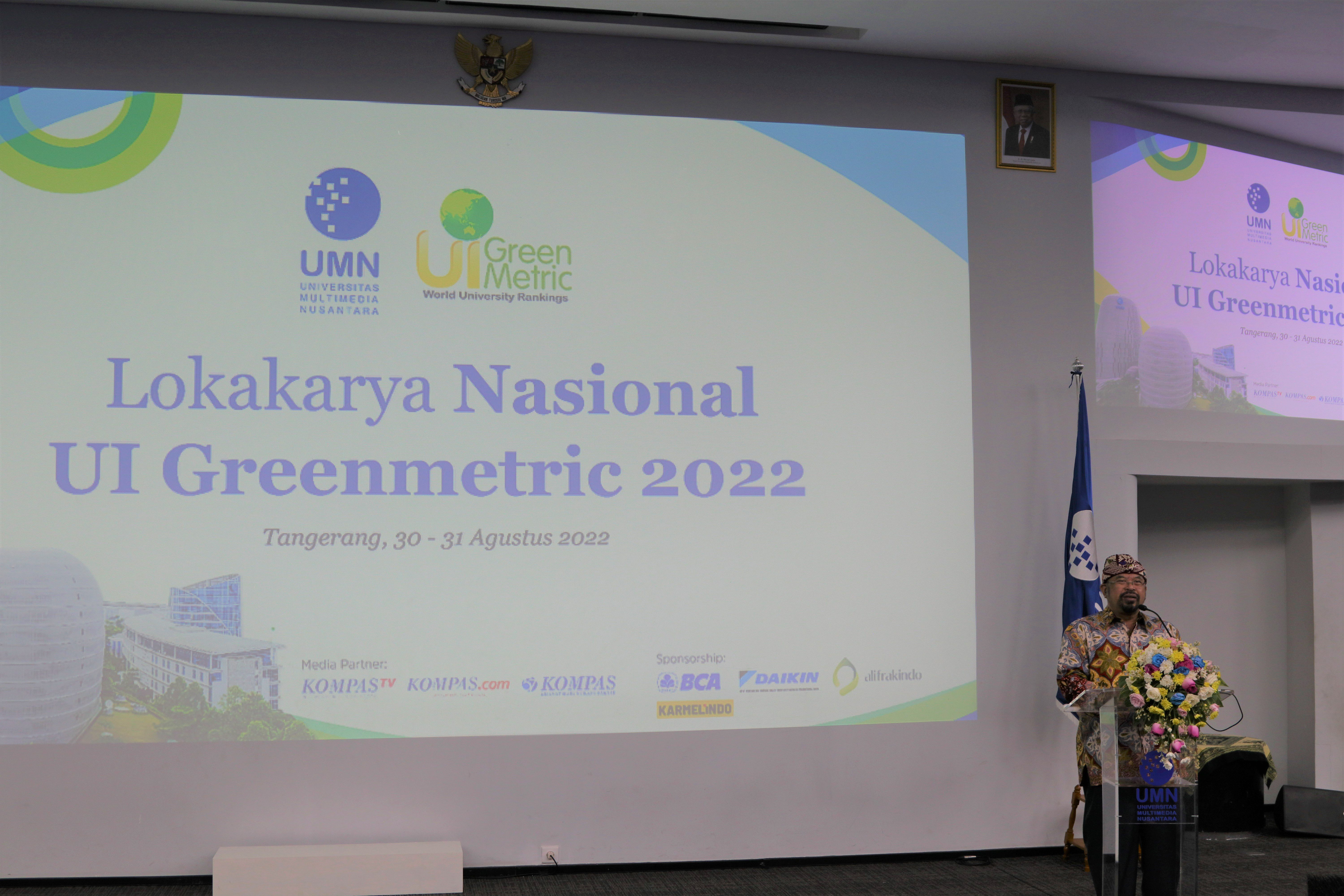 Ninok Leksono di acara Lokakarya Nasional UI GreenMetric 2022