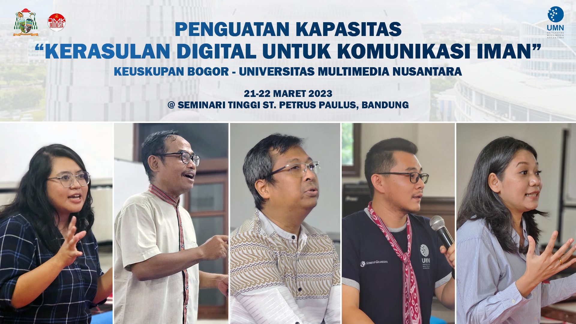 Asah Keterampilan Media Digital Para Frater Keuskupan Bogor, Tim Dosen UMN Adakan Penguatan Kapasitas di Seminari Tinggi St. Petrus Paulus, Bandung