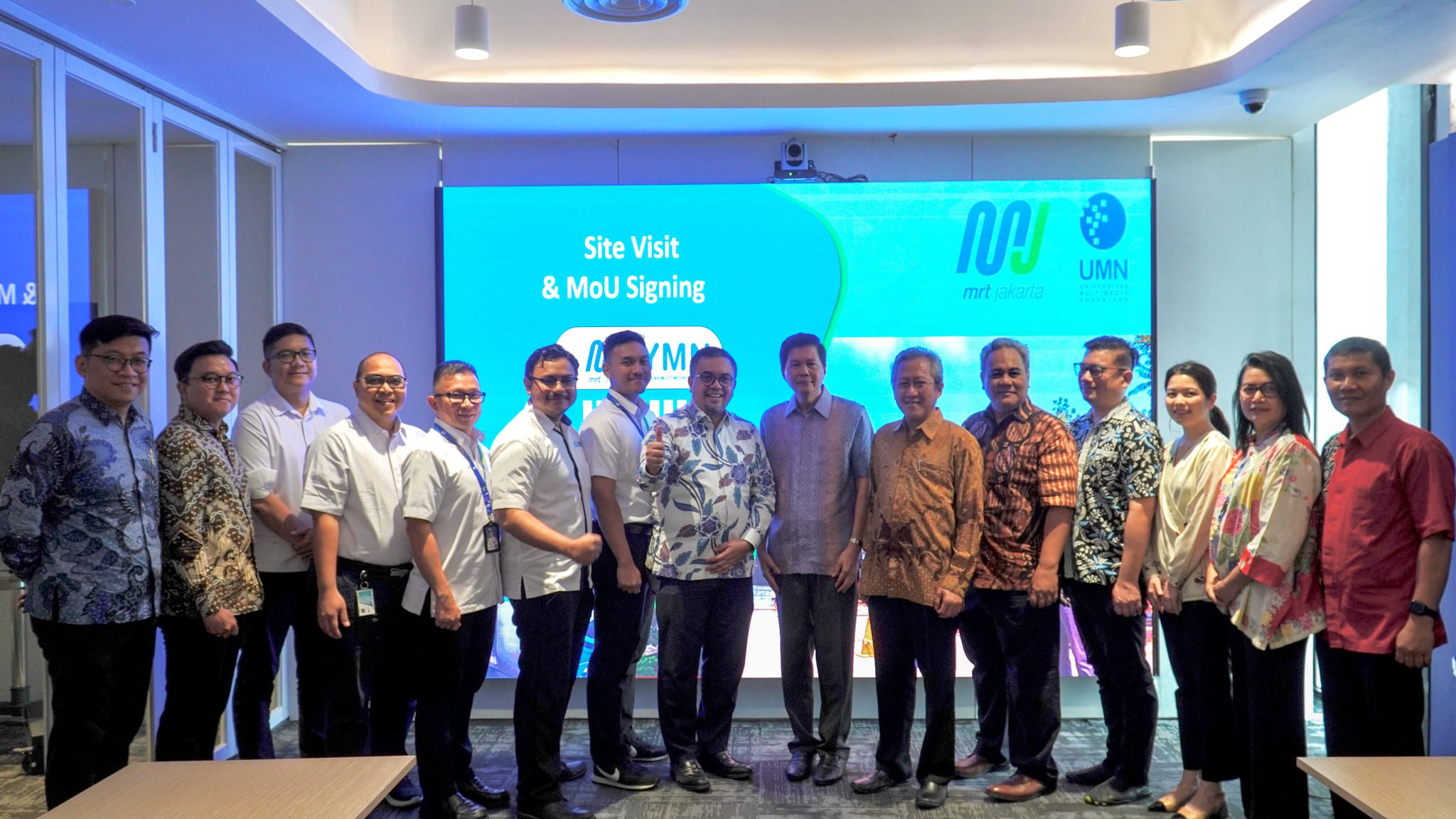 Multimedia Nusantara University Collaborates with MRT Jakarta to Open Business Opportunities, Technology Development, and Human Resources