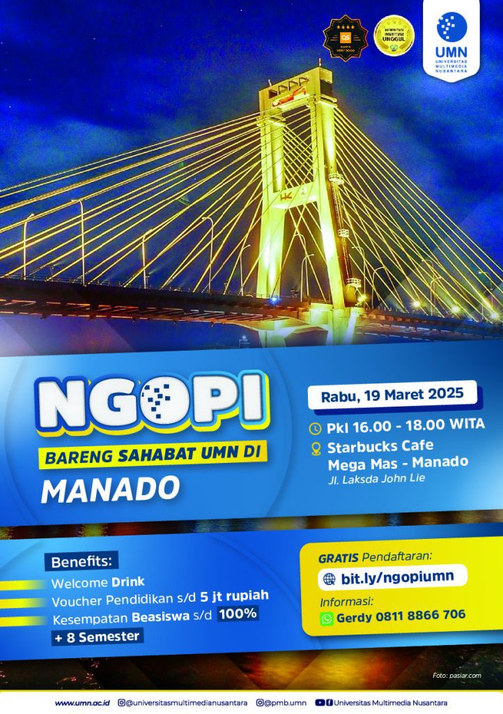 Ngopi Bareng Sahabat UMN di Manado – 19 Maret 2025