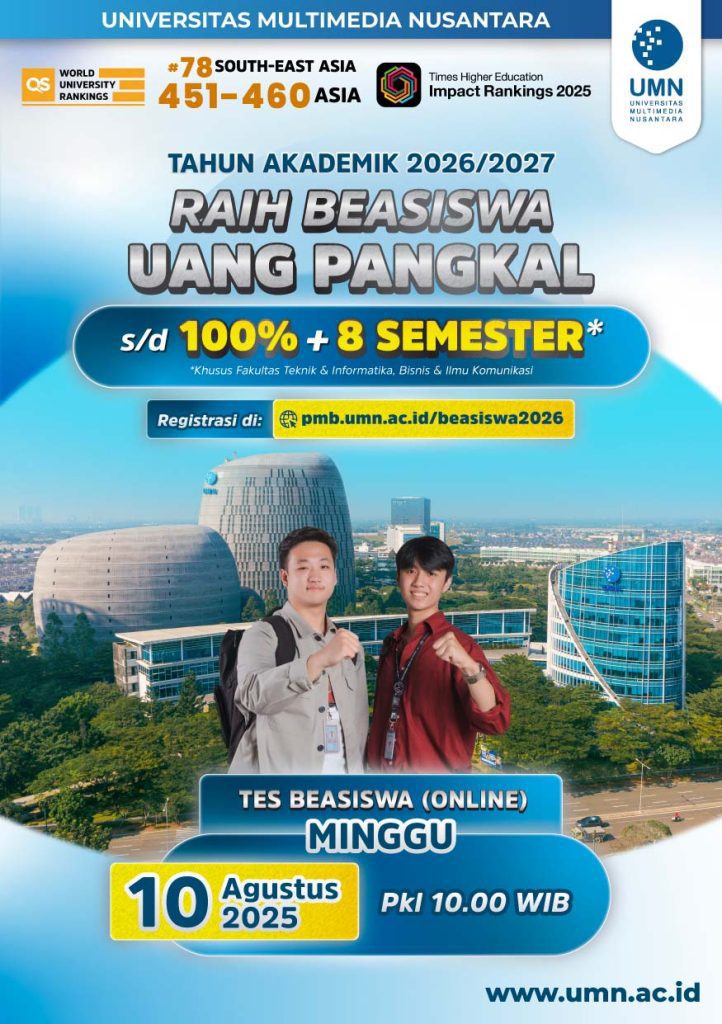 Tes Beasiswa Online 10 Agustus 2025 (TA 2026/2027)