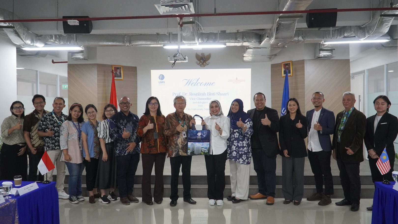 UMN Resmikan Kolaborasi Dengan City University Malaysia