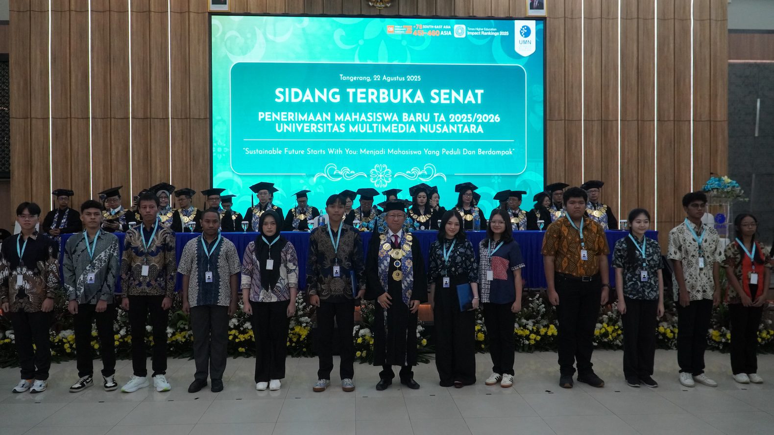 Sidang Terbuka Senat Universitas Multimedia Nusantara 2025: Menjadi Mahasiswa yang Peduli dan Berdampak