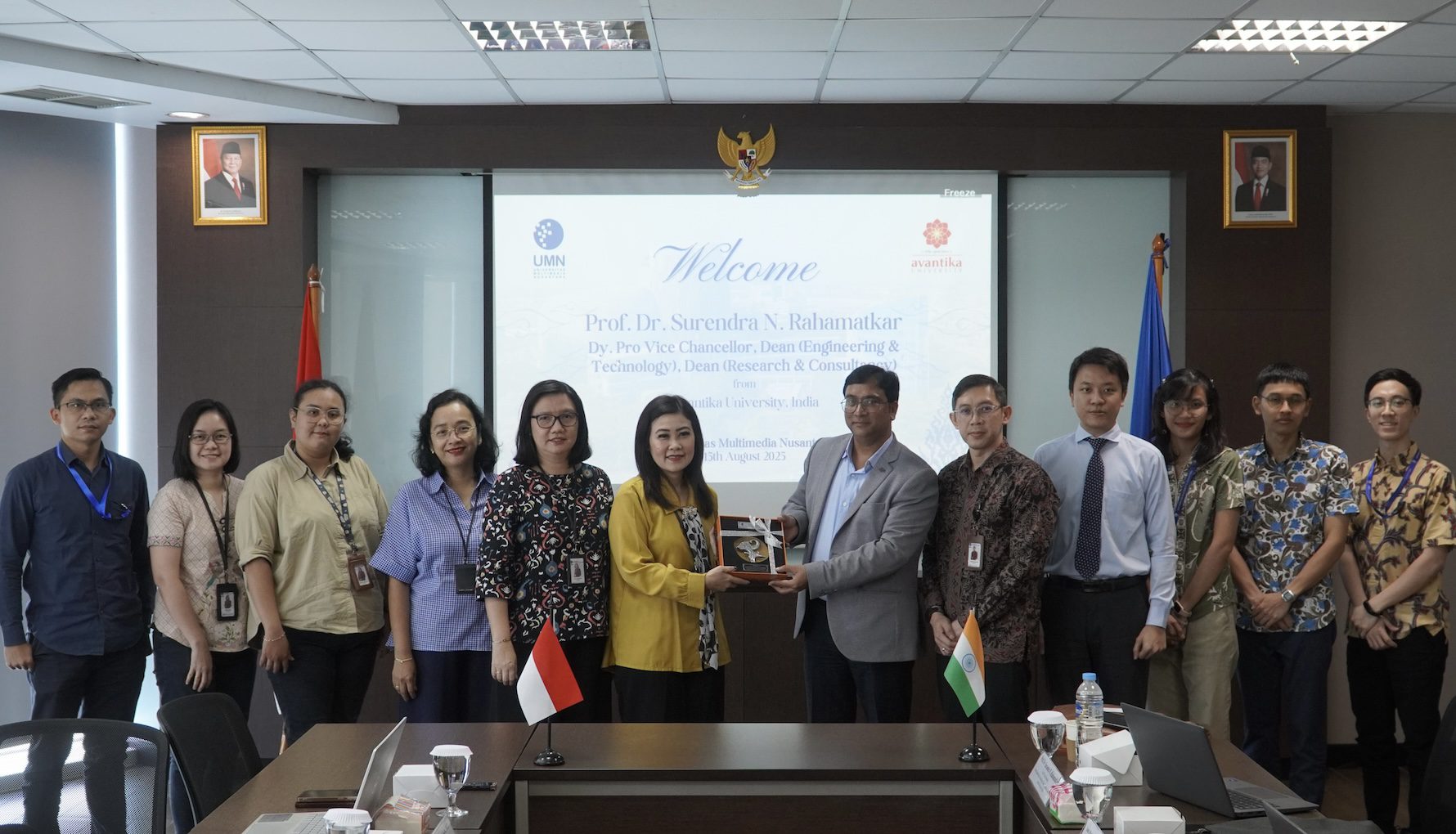 UMN Sambut Visiting Professor Avantika University, Perkuat Kolaborasi Internasional