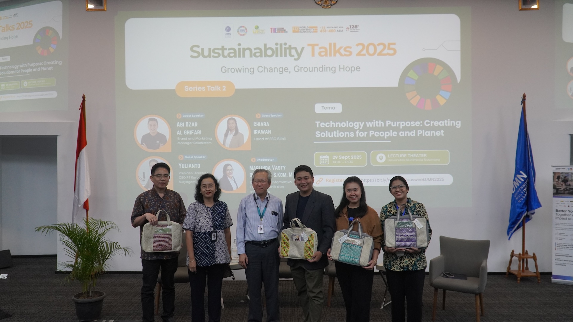 Sustainability Talk UMN : Ulik Bagaimana Teknologi Mendukung Keberlanjutan