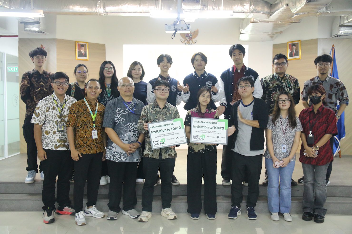 UMN Students Win EMC Business Pitching Competition, Secure Trip to Japan with Musashino University