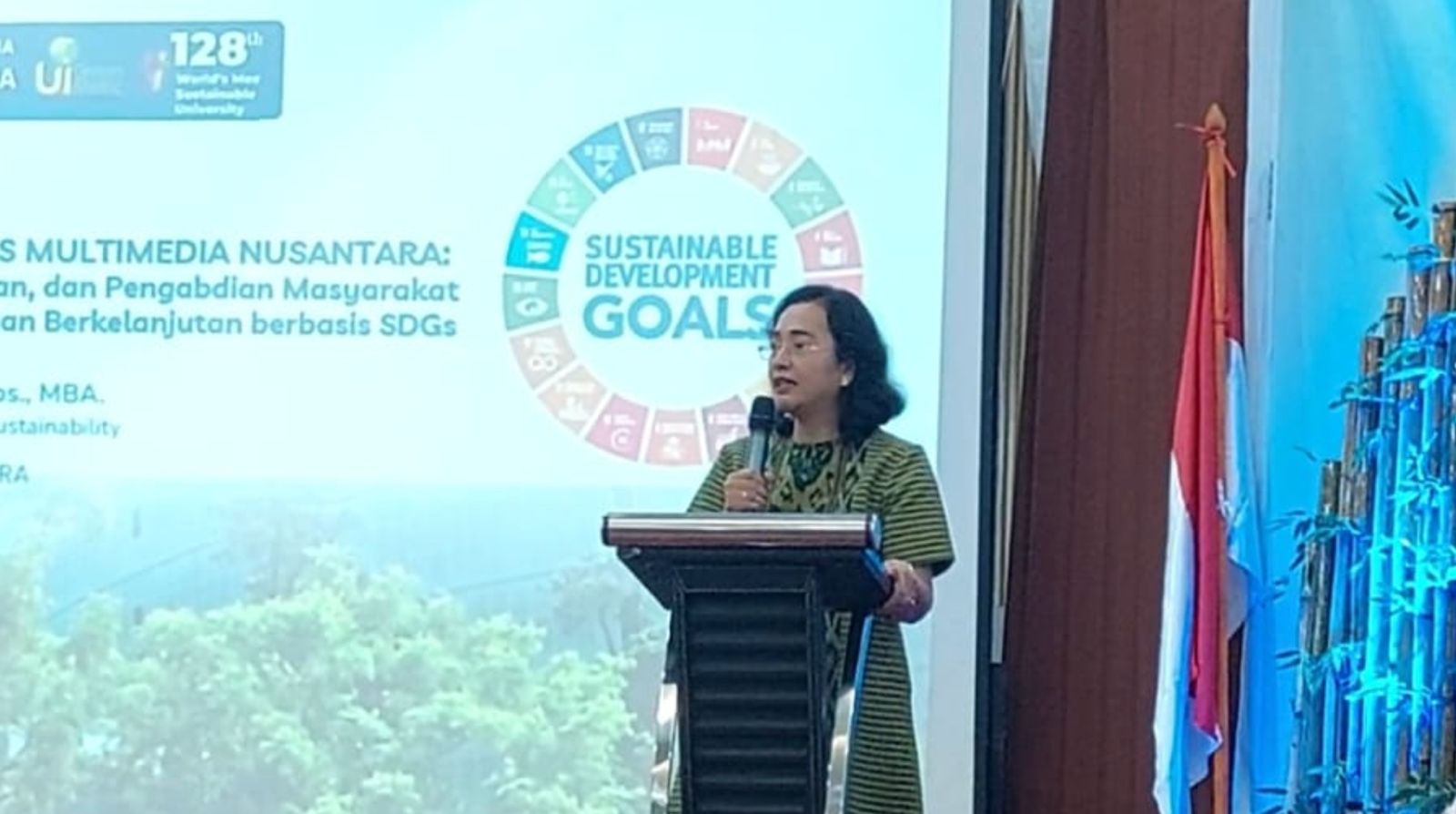 UMN Strengthens Its Contribution to Sustainability for Tangerang Regency at The 2025 SDGs Seminar