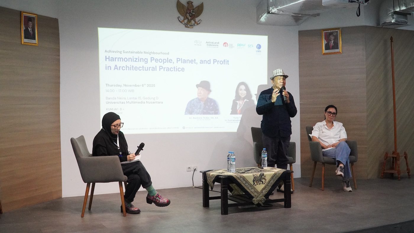 Kuliah Tamu PPAr: Harmonizing People, Planet, and Profit in Architectural Practice