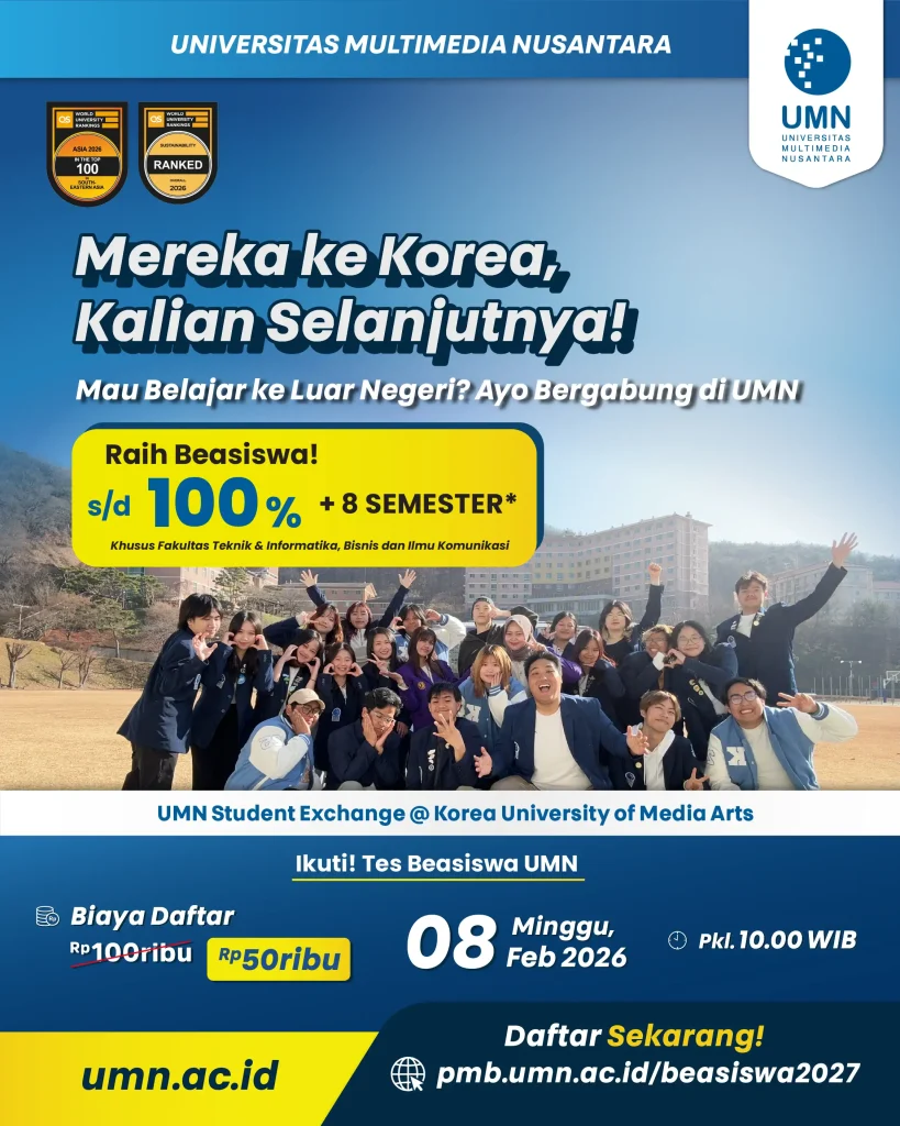 Tes Beasiswa Online 08 Februari 2026 (TA 2026/2027)