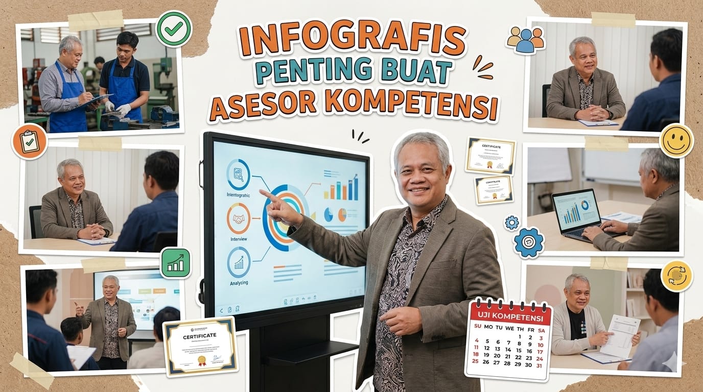 Transformasi Visual: Infografis Kini Jadi Kunci Efektivitas Asesor Profesional Indonesia