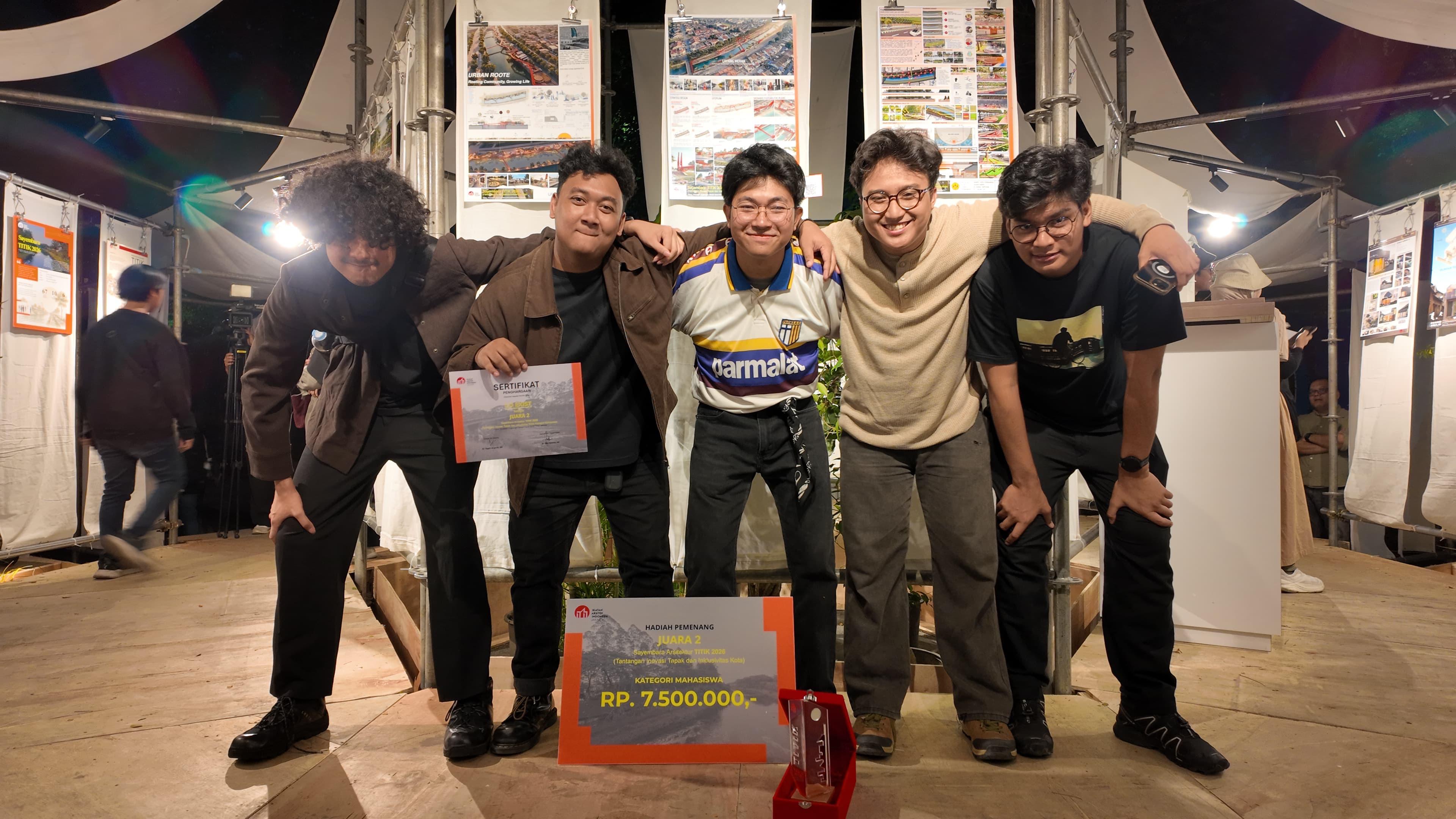 Transforming Jakarta's East Flood Canal, UMN Architecture Students' Work Wins 2nd Place at IAI