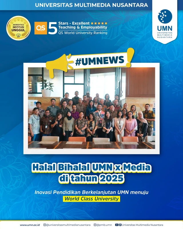 𝐌𝐞𝐦𝐩𝐞𝐫𝐞𝐫𝐚𝐭 𝐒𝐢𝐥𝐚𝐭𝐮𝐫𝐚𝐡𝐦𝐢 𝐝𝐚𝐧 𝐊𝐨𝐦𝐢𝐭𝐦𝐞𝐧 𝐈𝐧𝐨𝐯𝐚𝐬𝐢 𝐏𝐞𝐧𝐝𝐢𝐝𝐢𝐤𝐚𝐧 𝐌𝐞𝐧𝐮𝐣𝐮 𝐖𝐨𝐫𝐥𝐝 𝐂𝐥𝐚𝐬𝐬 𝐔𝐧𝐢𝐯𝐞𝐫𝐬𝐢𝐭𝐲!✨

Momen penuh makna, energi baru, dan langkah besar ke depan! Halal bihalal bukan sekadar tradisi, tapi jadi titik temu semangat kolaborasi dan visi besar menuju masa depan pendidikan yang relevan dan mendunia. 🌍🎓

Terima kasih untuk kehangatan dan diskusi hangat bersama rekan-rekan media. Bersama, kita buka lembaran baru untuk inovasi, kolaborasi, dan kontribusi nyata bagi bangsa!

#universitasmultimedianusantara #UMNEWS #UMNxMedia #WorldClassUniversity #UMNForward #Halalbihalal2025 #kolaborasiuntukbangsa